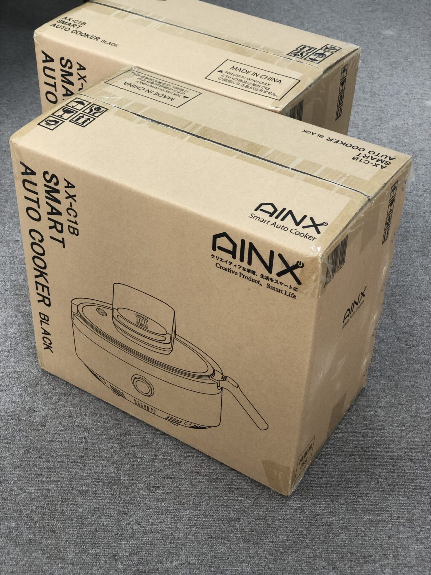 クイック出荷 AINX スマートオートクッカー 全自動調理器 AX-C1BN (アイネクス) 調理機器